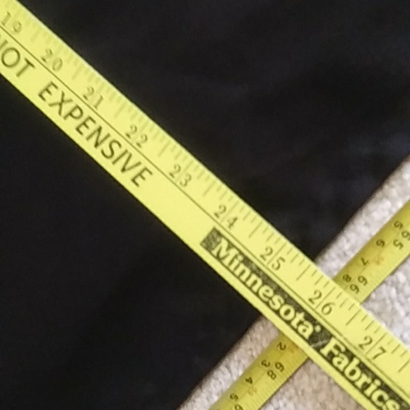 Set of 4 black satin window panels - Picture 3 of 7